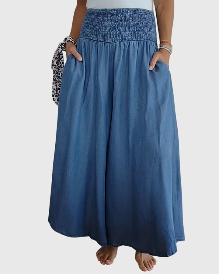 YSABEL | CHIC BOHO WIDE-LEG PANTS