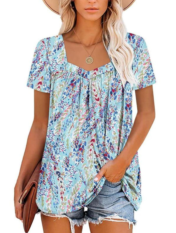 JANET | CHIC COZY PRINT TOP