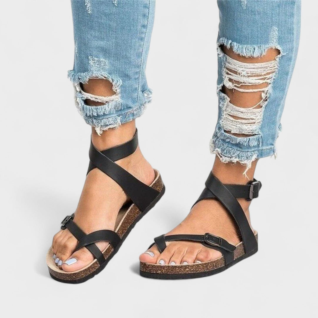 LEONORA | ELEGANT LEATHER SANDALS