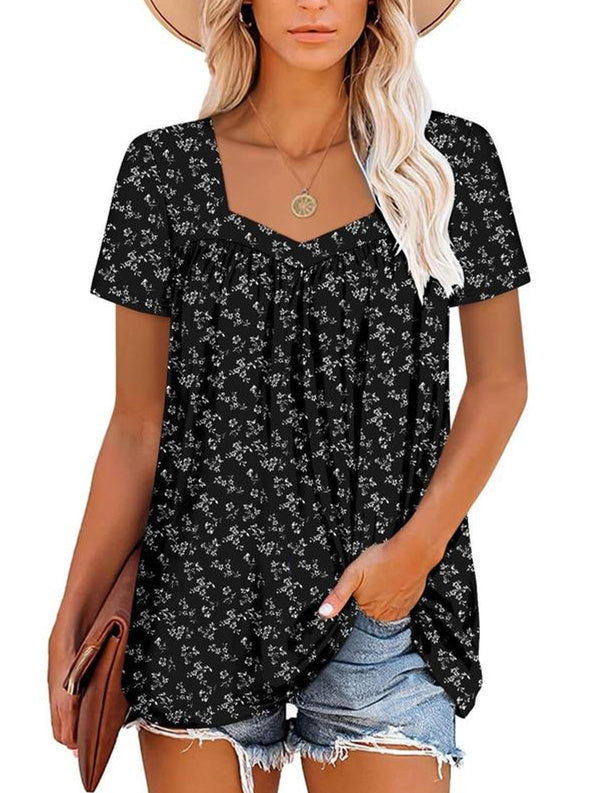 JANET | CHIC COZY PRINT TOP