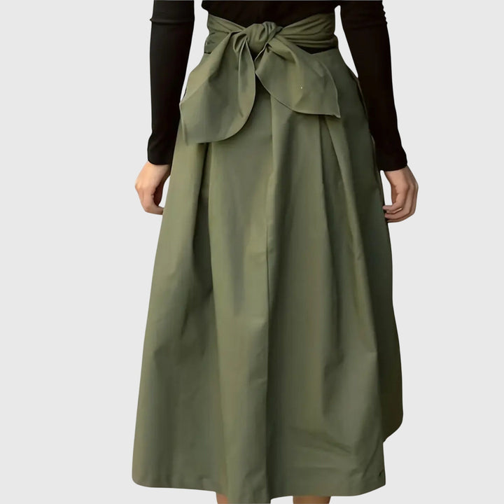 ELINA | CHIC A-LINE MIDI SKIRT