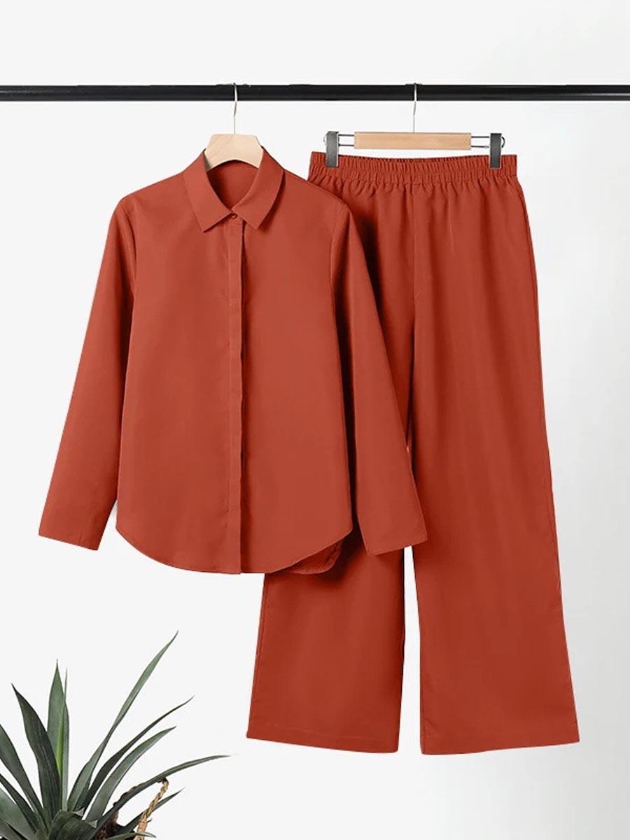 VERA | ELEGANT CLASSIC LINEN TWO-PIECE SET