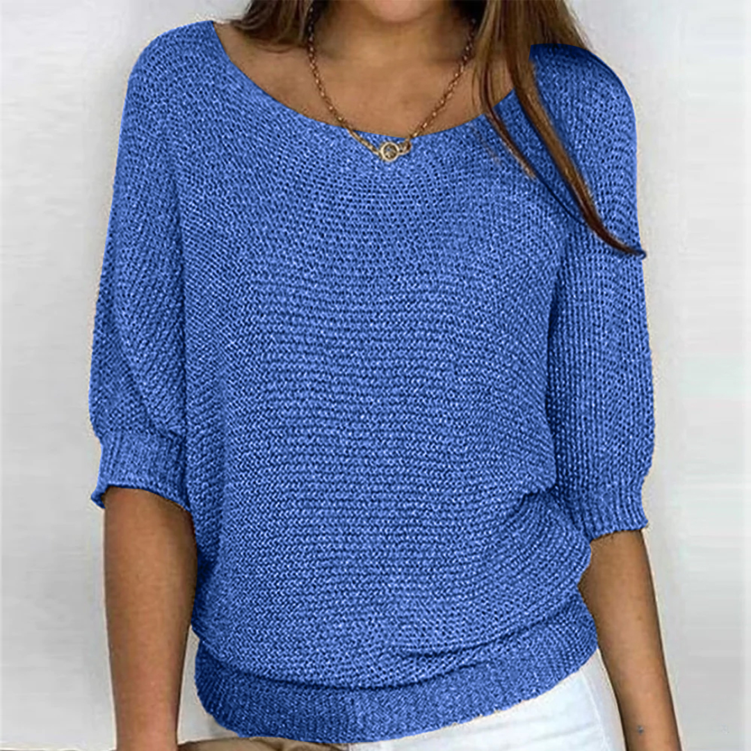 MELISSA | COZY RELAXED ELEGANT KNIT SWEATER