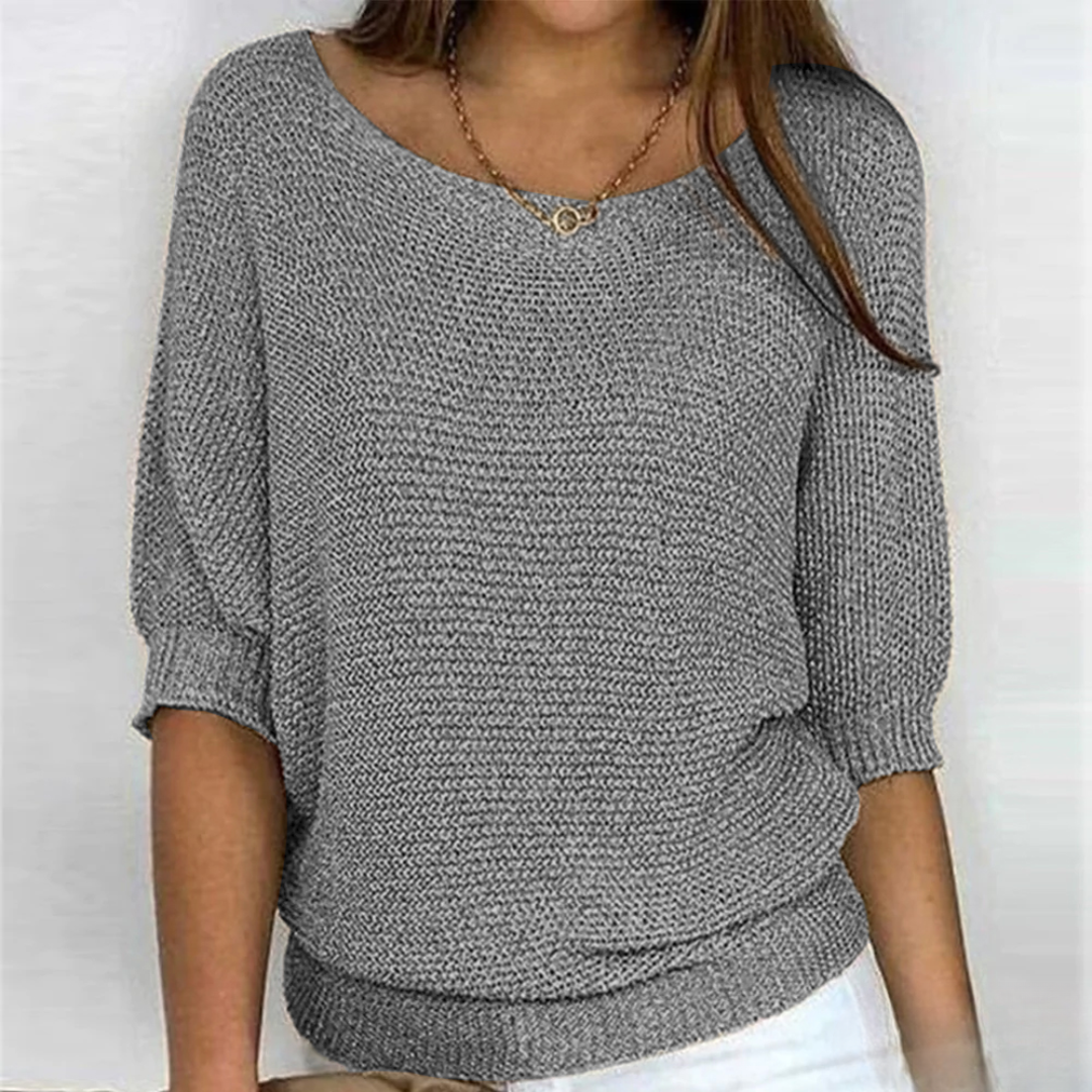 MELISSA | COZY RELAXED ELEGANT KNIT SWEATER