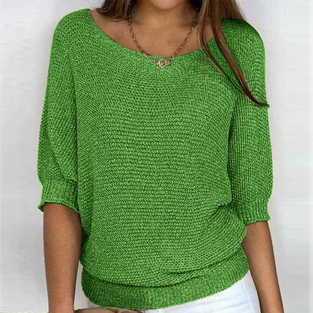 MELISSA | COZY RELAXED ELEGANT KNIT SWEATER