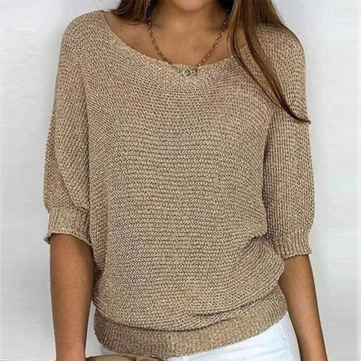 MELISSA | COZY RELAXED ELEGANT KNIT SWEATER