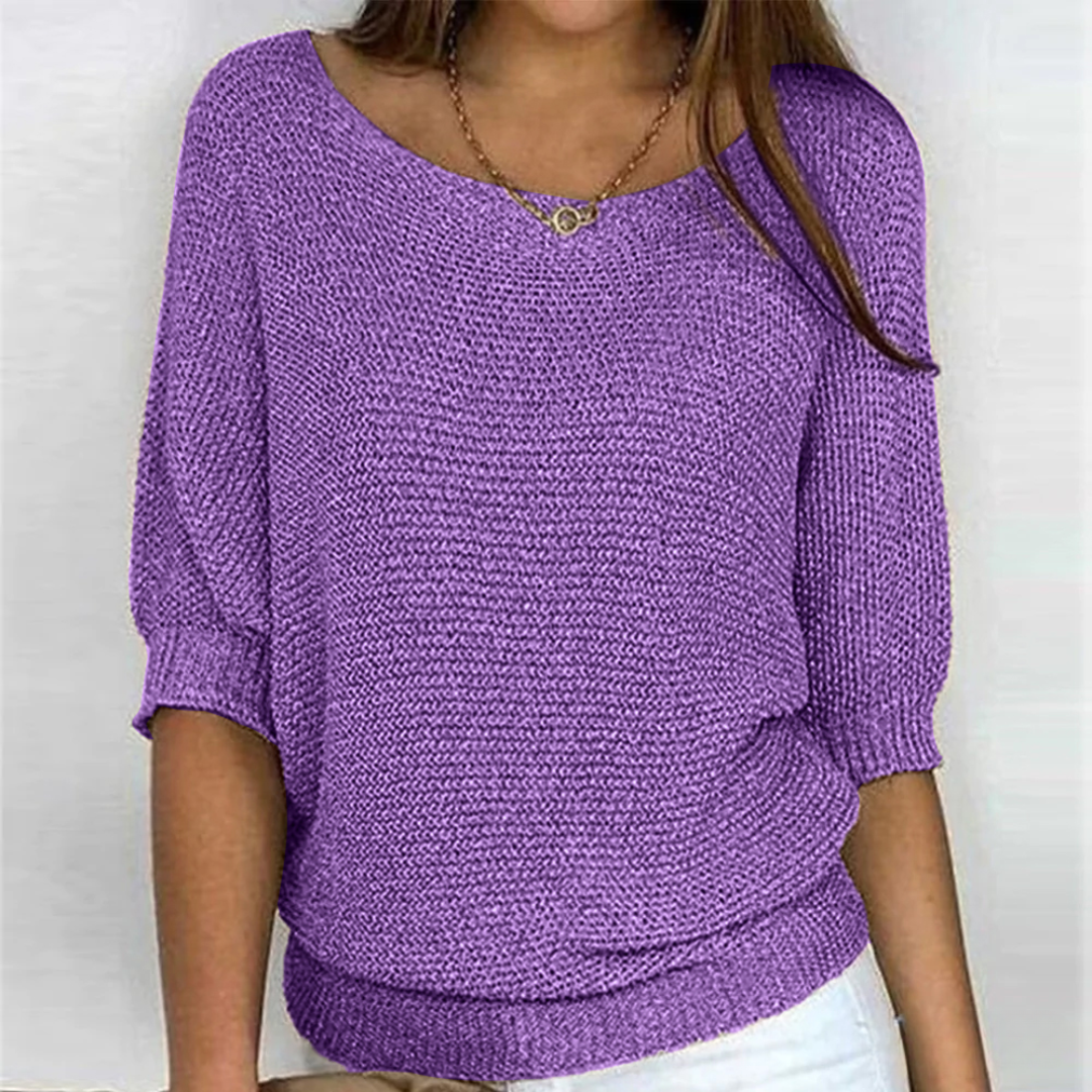 MELISSA | COZY RELAXED ELEGANT KNIT SWEATER