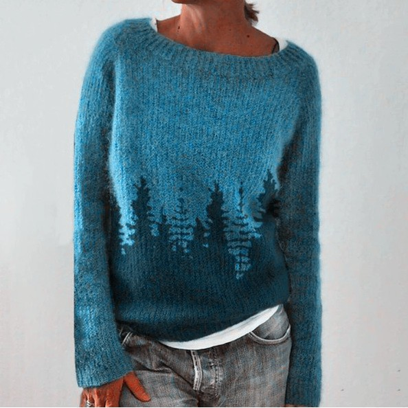 ALLISON | ELEGANT RETRO SWEATER WITH TUMMY COVERAGE