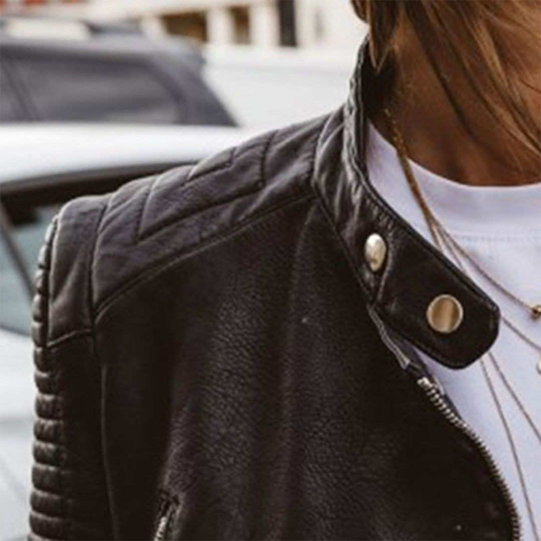 REA | ELEGANT LEATHER JACKET