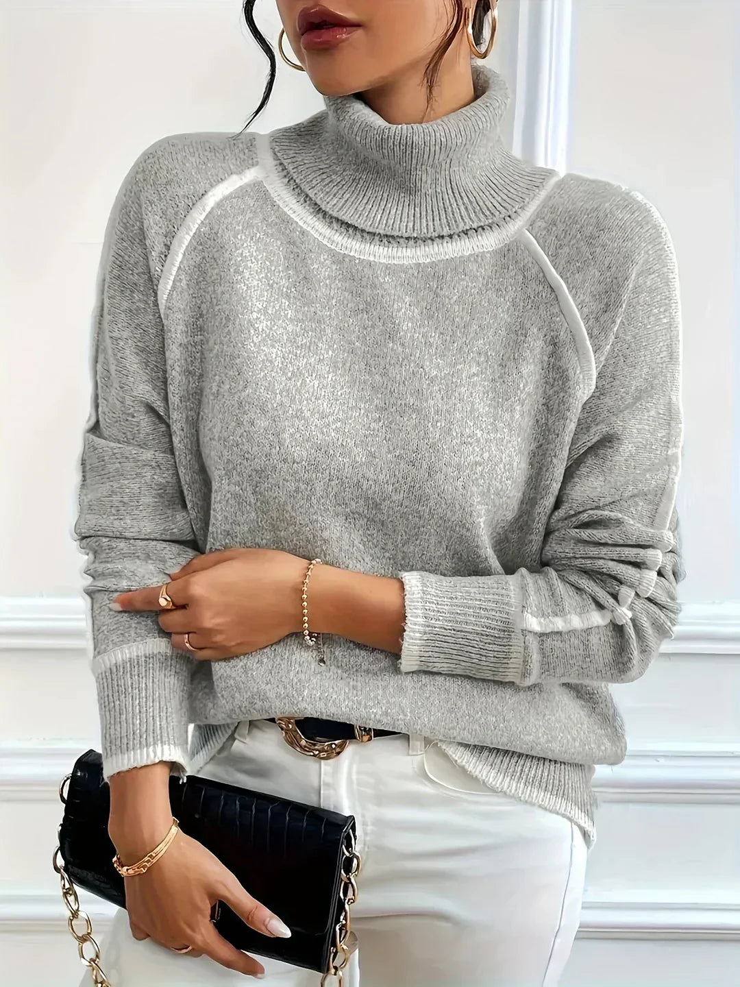 JANET | ELEGANT TURTLENECK SWEATER