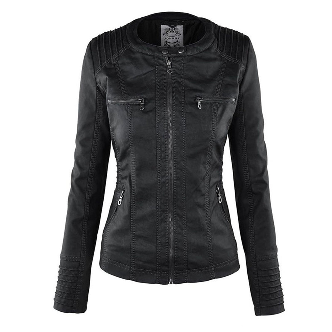 CANDICE | ELEGANT LEATHER JACKET