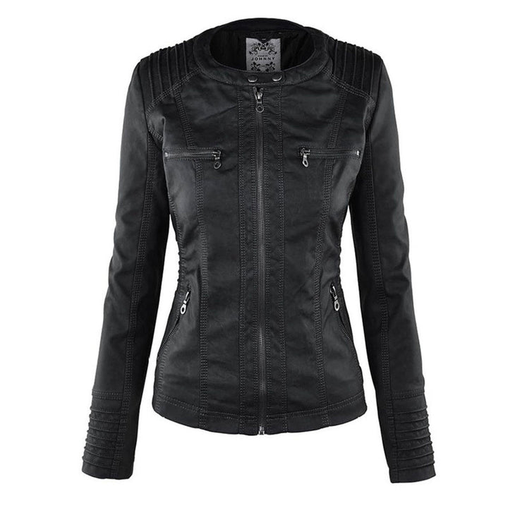 CANDICE | ELEGANT LEATHER JACKET