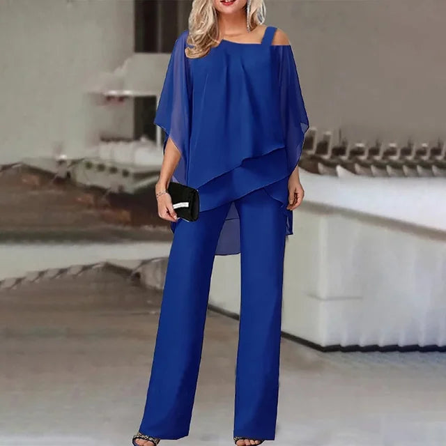 SIERRA | LUXE ELEGANT DRAPED TWO-PIECE SET
