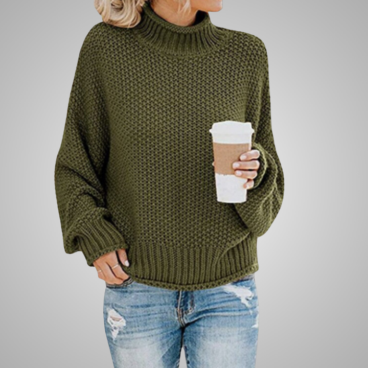 HOLLY | RELAXED KNIT SWEATER WITH TUMMY COVERAGE