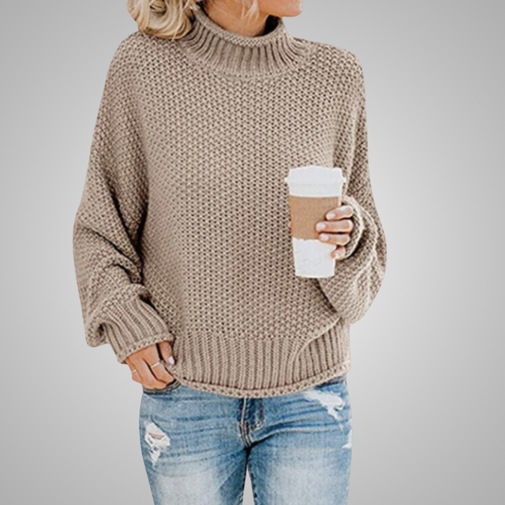 HOLLY | RELAXED KNIT SWEATER WITH TUMMY COVERAGE
