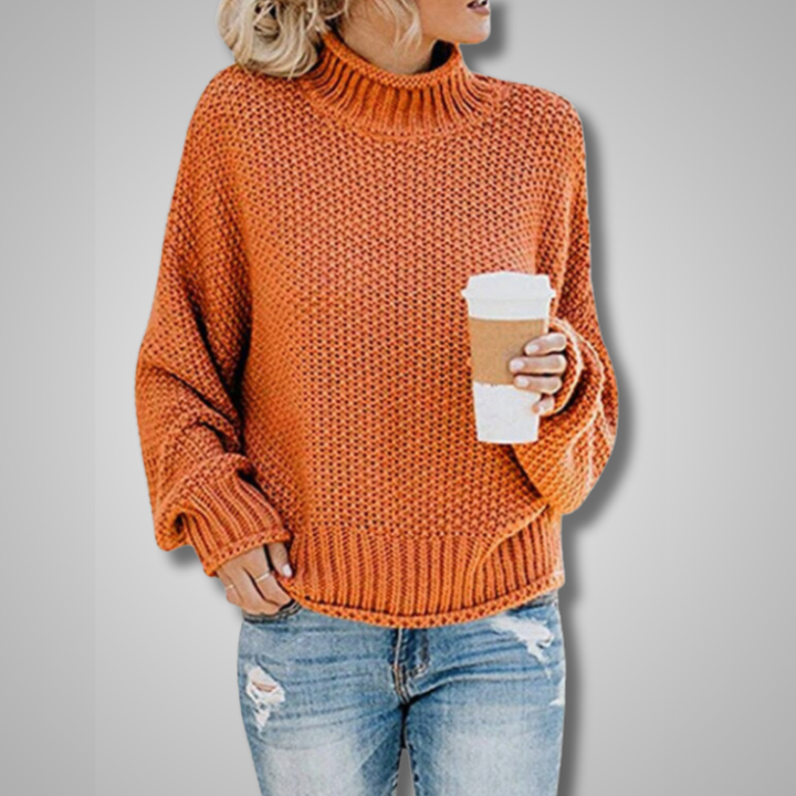 HOLLY | RELAXED KNIT SWEATER WITH TUMMY COVERAGE