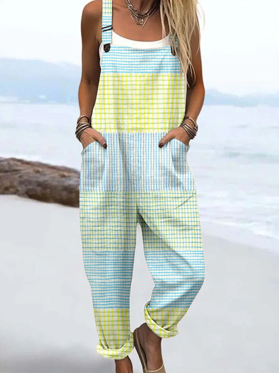 KARYL | RELAXED SUMMER JUMPSUIT WITH TUMMY COVERAGE