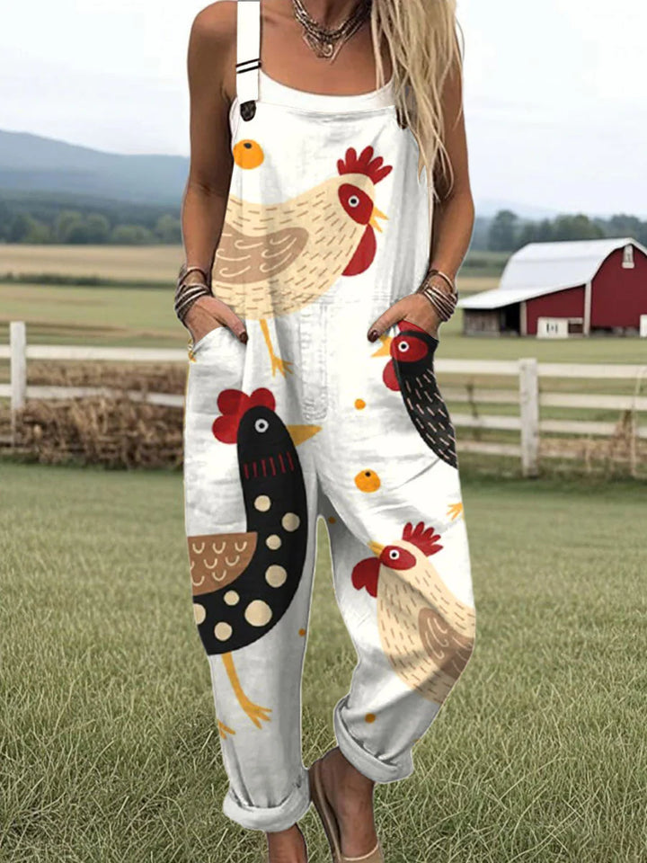 KARYL | RELAXED SUMMER JUMPSUIT WITH TUMMY COVERAGE