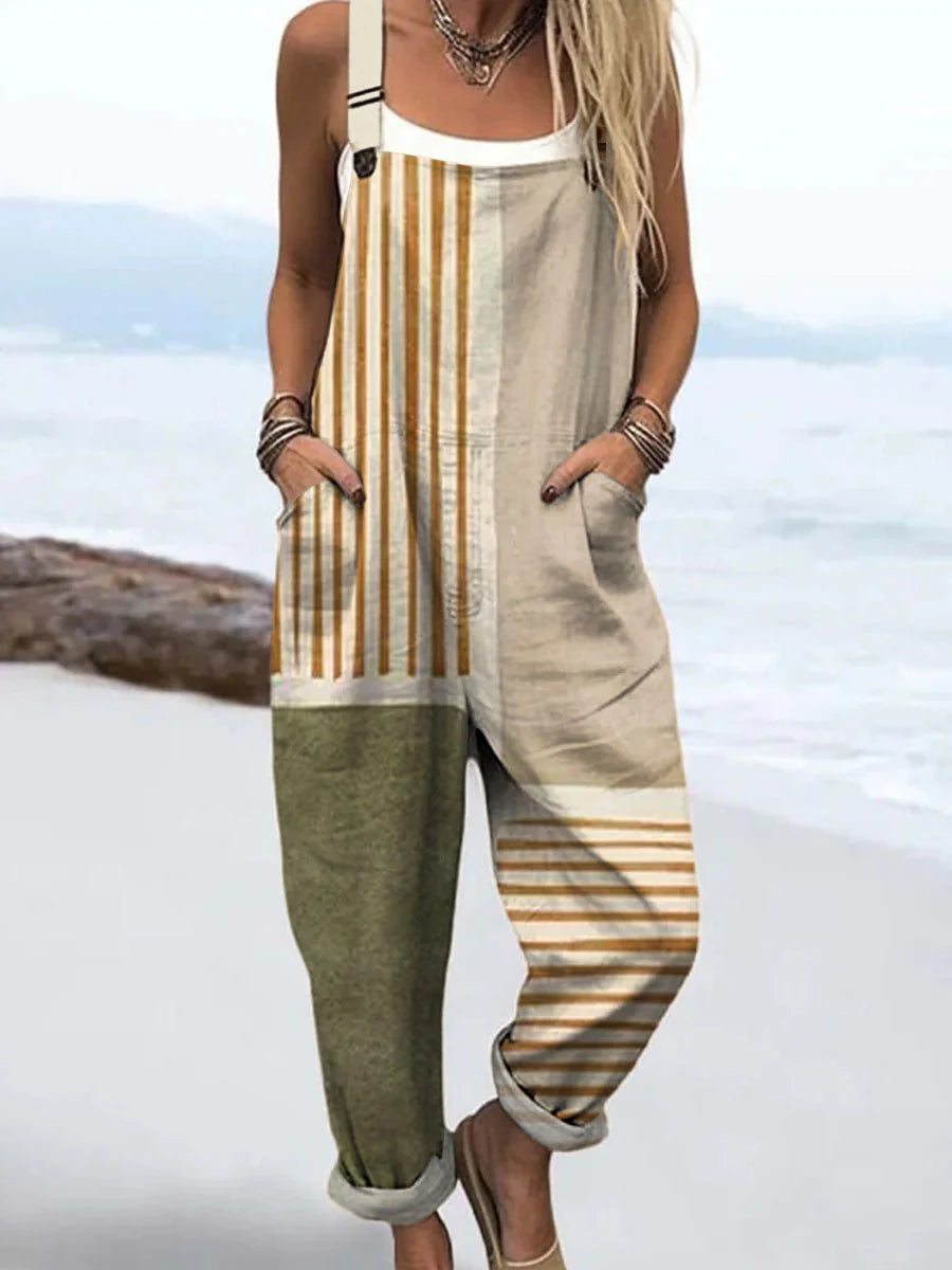 KARYL | RELAXED SUMMER JUMPSUIT WITH TUMMY COVERAGE