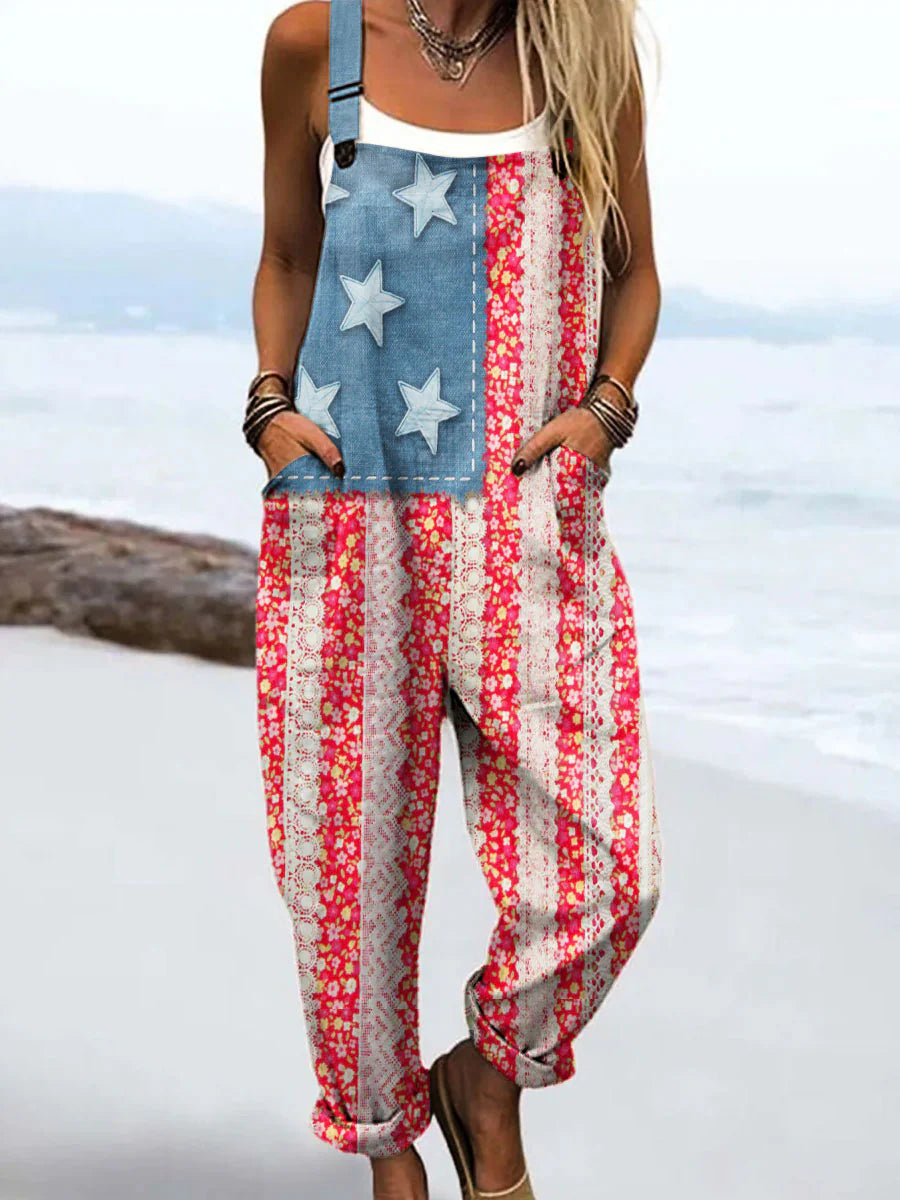 KARYL | RELAXED SUMMER JUMPSUIT WITH TUMMY COVERAGE