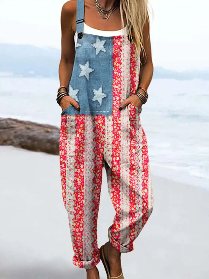 KARYL | RELAXED SUMMER JUMPSUIT WITH TUMMY COVERAGE