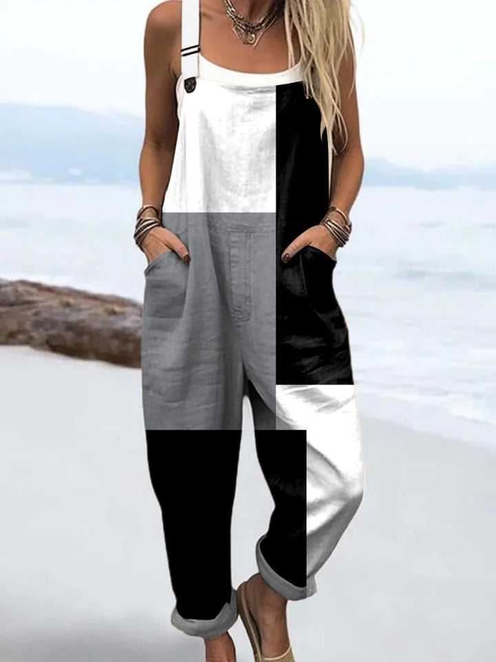 KARYL | RELAXED SUMMER JUMPSUIT WITH TUMMY COVERAGE