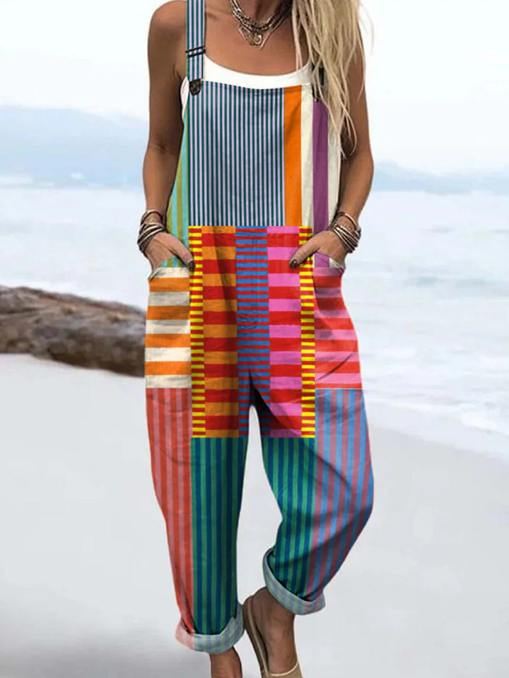 KARYL | RELAXED SUMMER JUMPSUIT WITH TUMMY COVERAGE