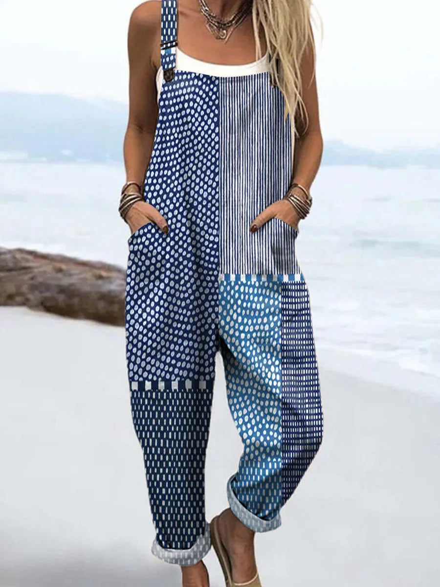 KARYL | RELAXED SUMMER JUMPSUIT WITH TUMMY COVERAGE
