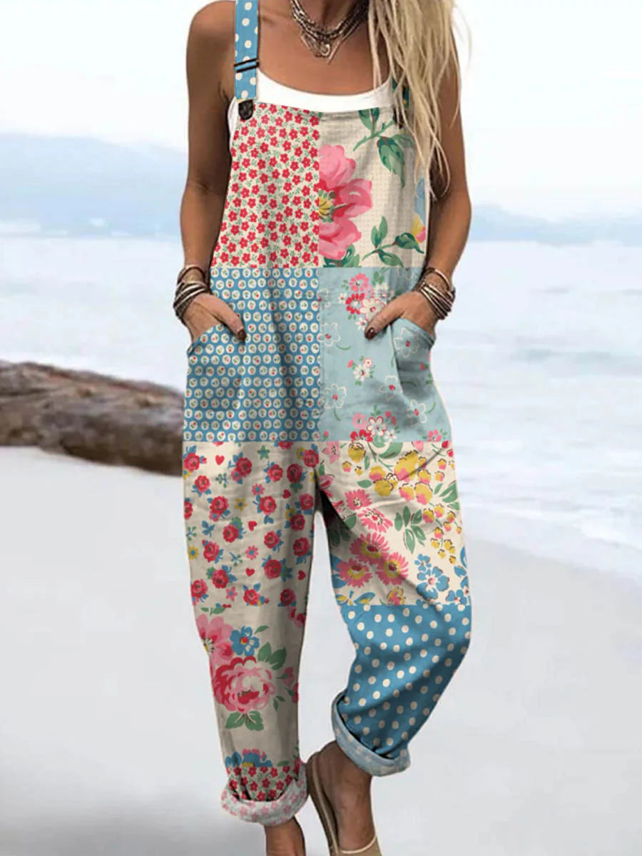 KARYL | RELAXED SUMMER JUMPSUIT WITH TUMMY COVERAGE