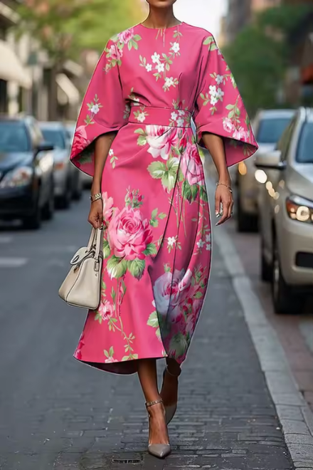 ROVIE | ELEGANT FLORAL DRESS