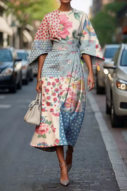 ROVIE | ELEGANT FLORAL DRESS