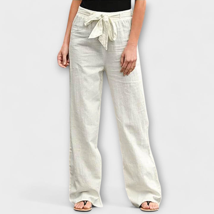 VALERY | COMFY LIGHTWEIGHT LINEN TROUSERS