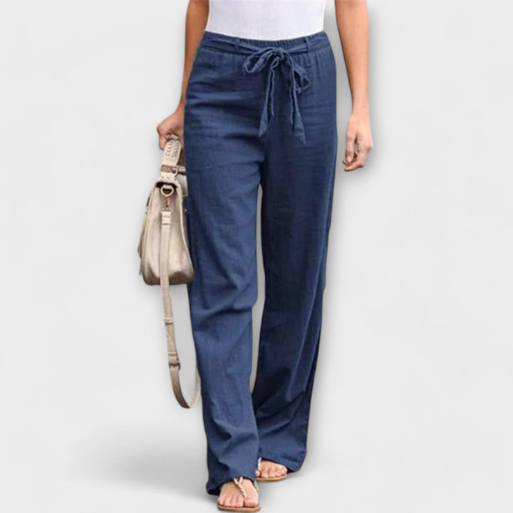 VALERY | COMFY LIGHTWEIGHT LINEN TROUSERS