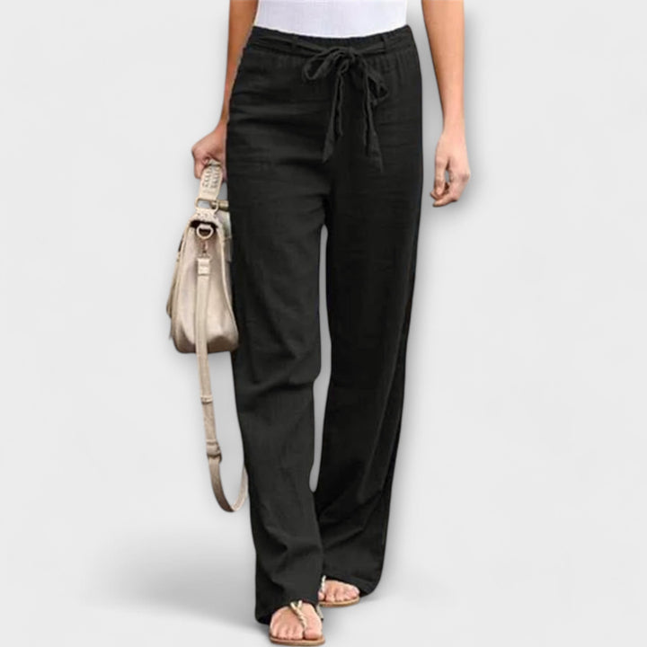VALERY | COMFY LIGHTWEIGHT LINEN TROUSERS