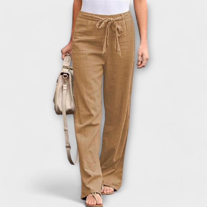 VALERY | COMFY LIGHTWEIGHT LINEN TROUSERS