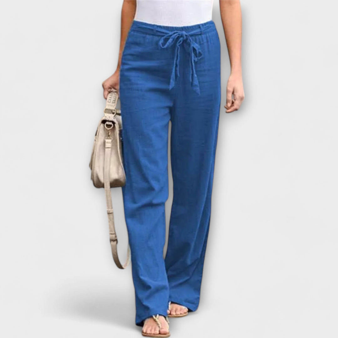 VALERY | COMFY LIGHTWEIGHT LINEN TROUSERS