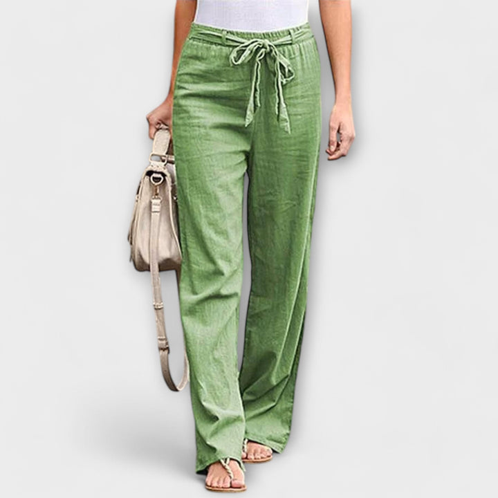 VALERY | COMFY LIGHTWEIGHT LINEN TROUSERS