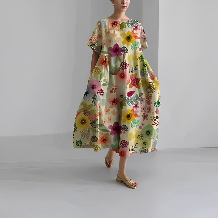CELIA | LUXE GARDEN GODDESS DRESS