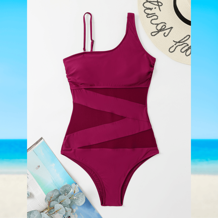 CYNTHIA | ELEGANT ASYMMETRICAL SWIMSUIT