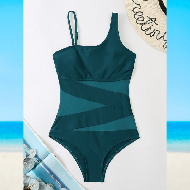 CYNTHIA | ELEGANT ASYMMETRICAL SWIMSUIT