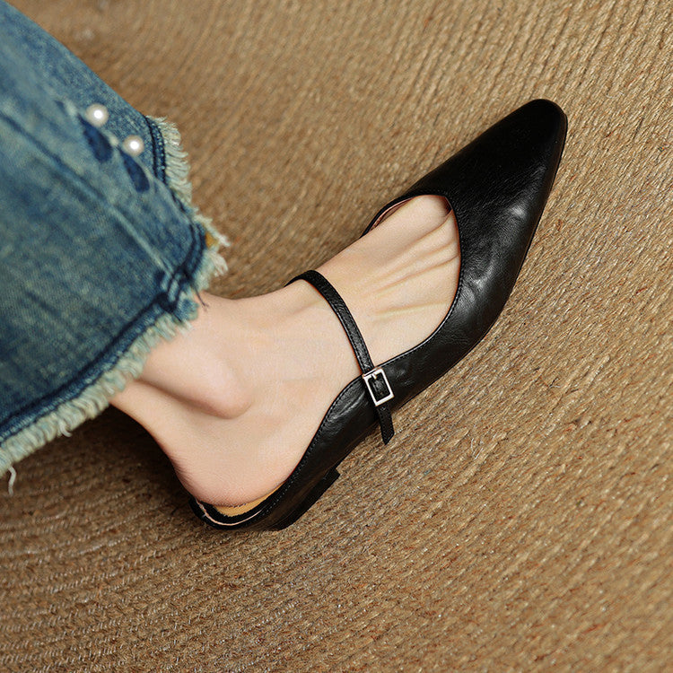AMELIA | ELEGANT MARY JANE FLATS