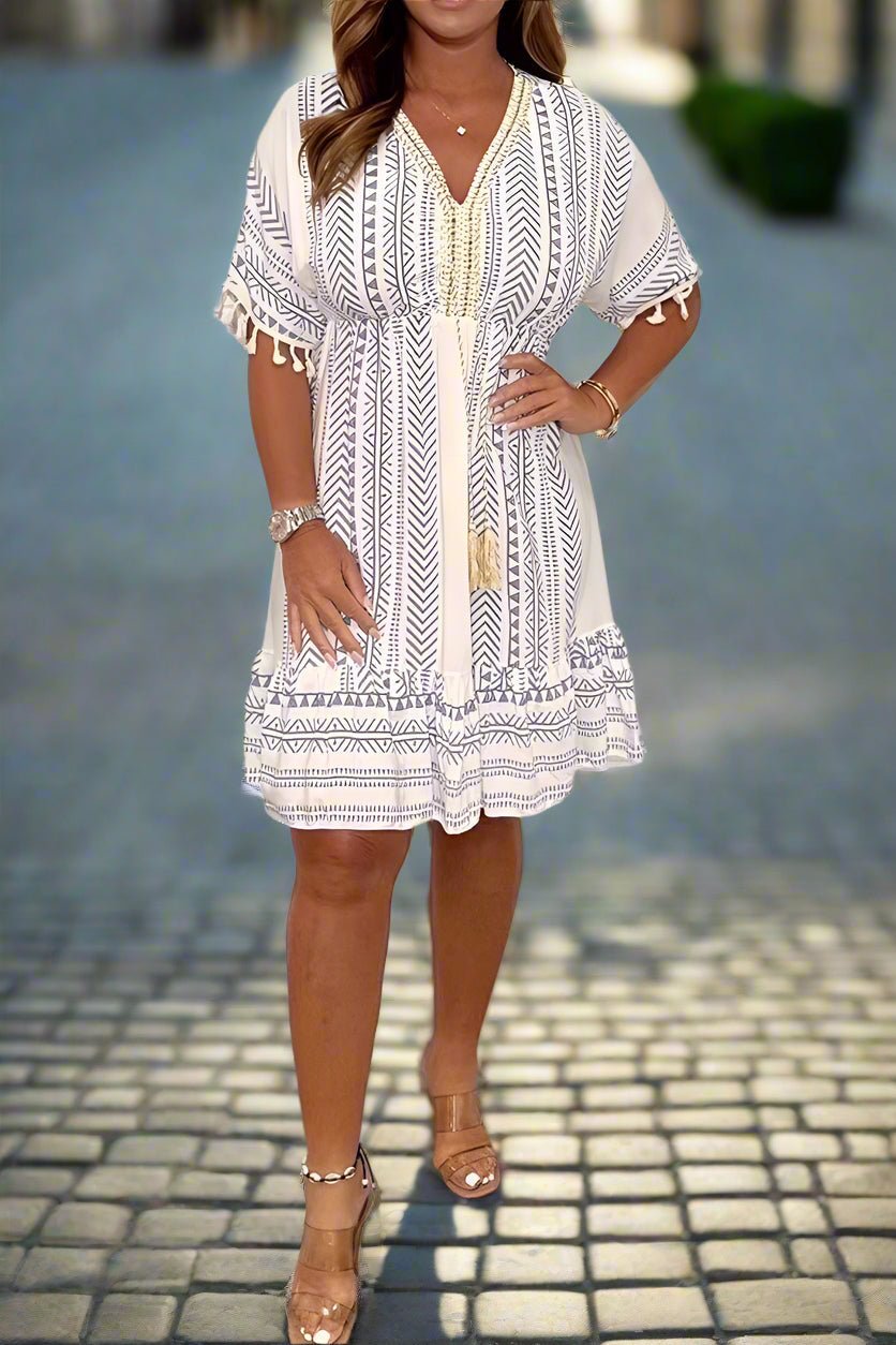 RUTH | ELEGANT PRINTED DRESS