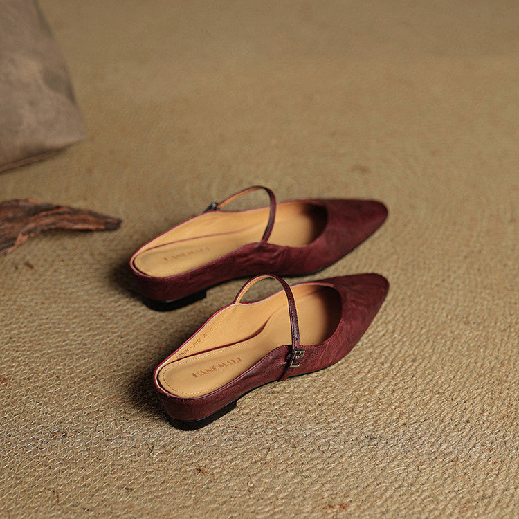 AMELIA | ELEGANT MARY JANE FLATS