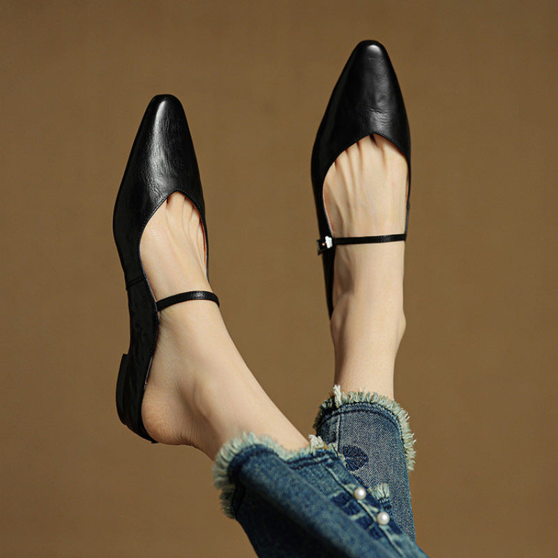 AMELIA | ELEGANT MARY JANE FLATS