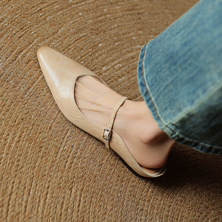 AMELIA | ELEGANT MARY JANE FLATS