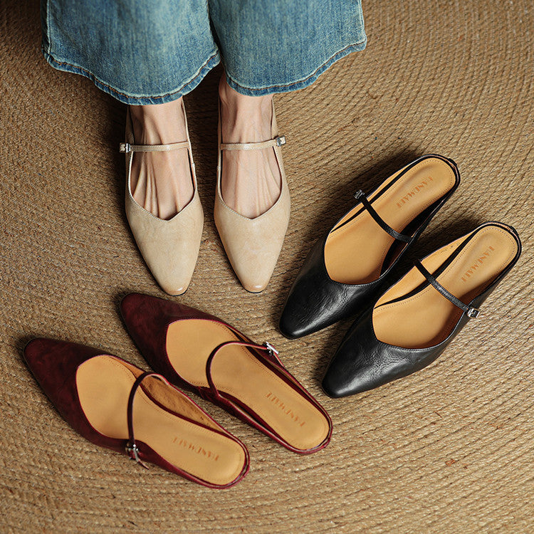 AMELIA | ELEGANT MARY JANE FLATS
