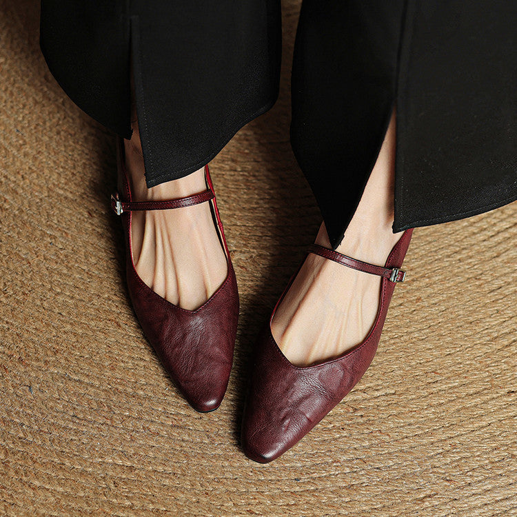 AMELIA | ELEGANT MARY JANE FLATS