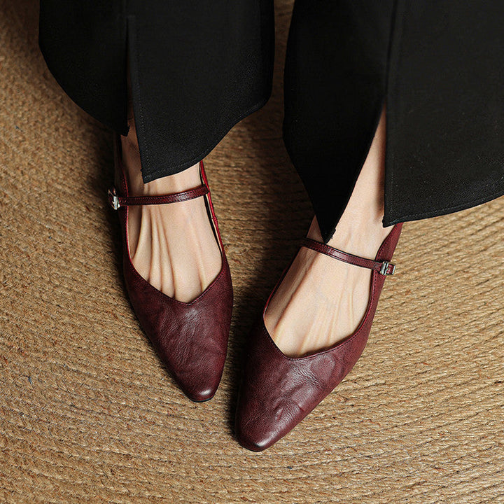 AMELIA | ELEGANT MARY JANE FLATS