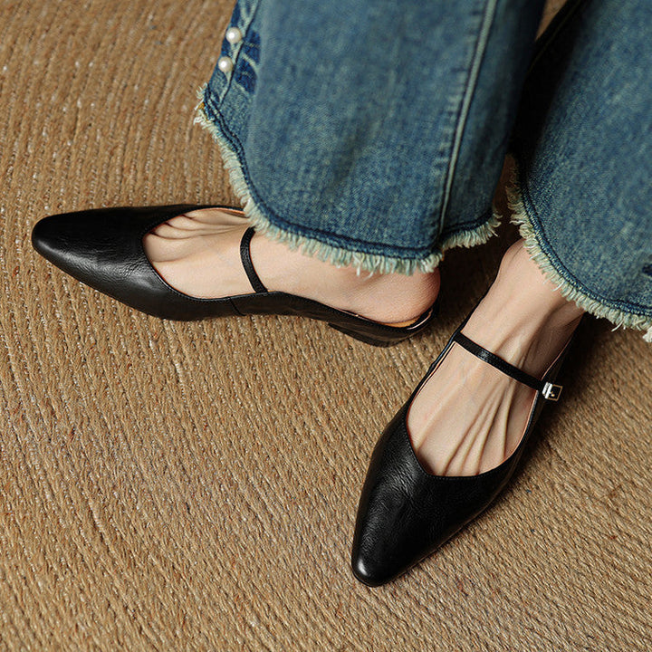 AMELIA | ELEGANT MARY JANE FLATS