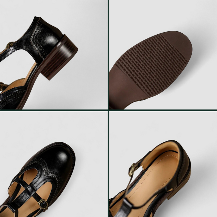 GIANNA | ELEGANT ORTHOPEDIC T-BAR MARY JANE SHOES